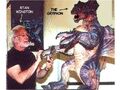 Stan Winston and the model for The Gryphon