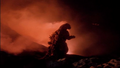 Godzilla emerges from Mount Fuji