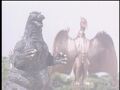 Godzilla and Rodan respond to the General's command