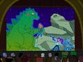 Godzilla in Fry's opera in Futurama