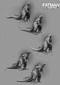 Godzilla concept models