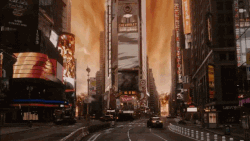 Times Square destruction