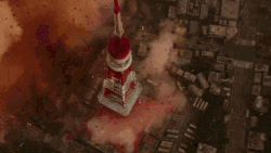 Tokyo Tower destruction