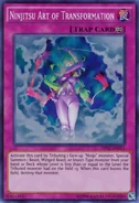 Ninjitsu Art of Transformation card from Yu-Gi-Oh!
