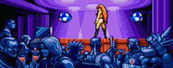 The scene at the "Outer Heaven" nightclub.