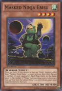 Masked Ninja Ebisu card from Yu-Gi-Oh!