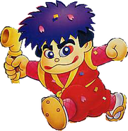 Goemon artwork from The Legend of the Mystical Ninja.