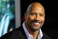 Actor Dwayne Johnson announces the start of the NFL Super Bowl 56