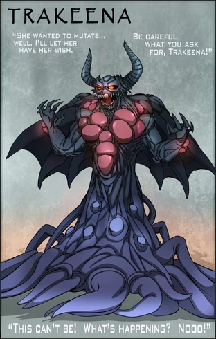 monster trakeena has a name "aneekar" but trakeena is seperate