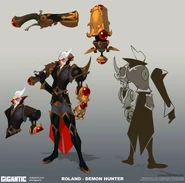 “Demon Hunter” skin concept art by Vinod Rams [4]