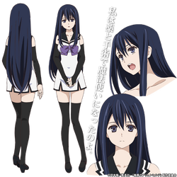 Gokukoku no Brynhildr Character Model Sheets - Cooterie em 2023