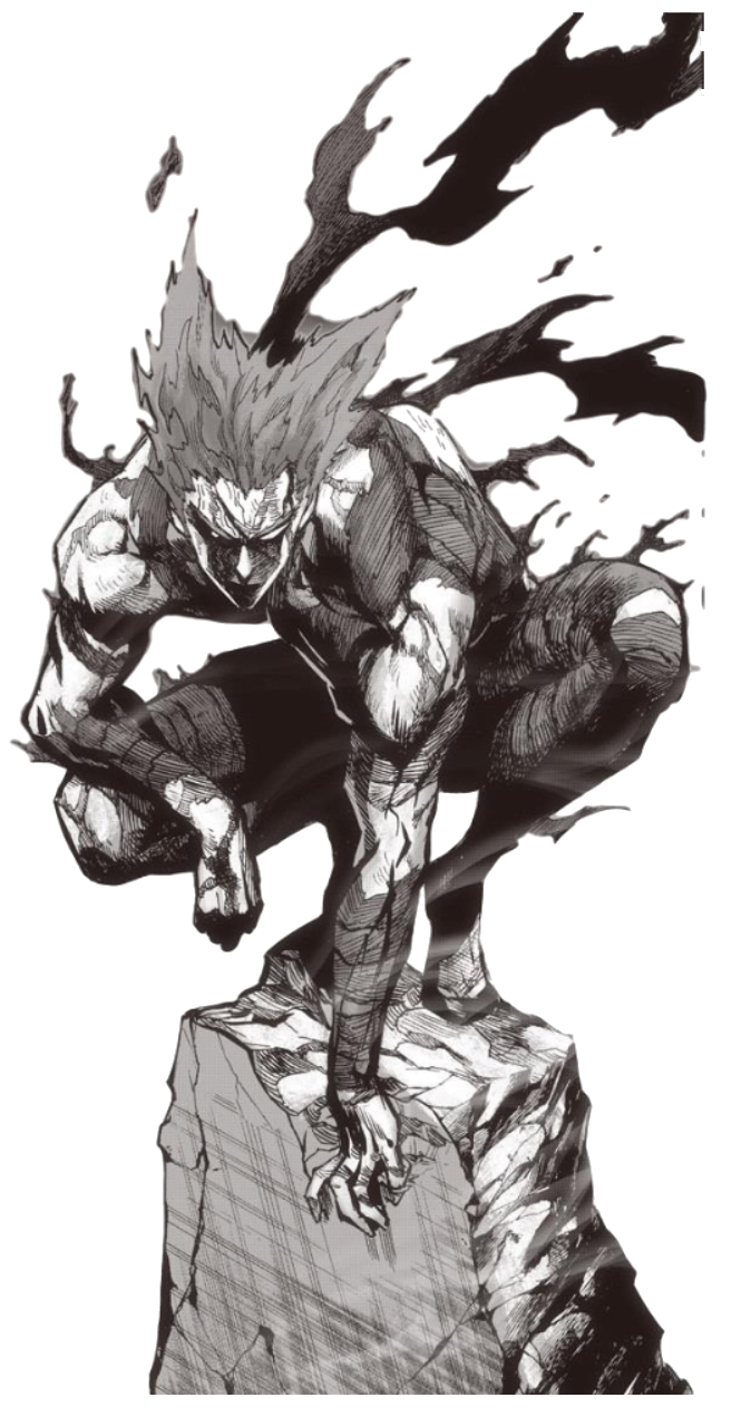 garou and cosmic garou (one-punch man) drawn by kanggereo_defansa