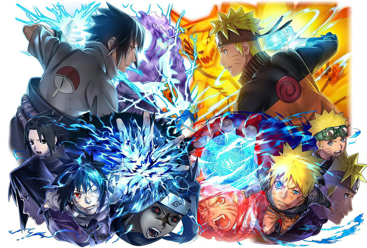 sasuke and naruto jounin  Anime naruto, Naruto and sasuke wallpaper, Naruto  art