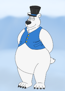 Snazzy polar bear by garuru the wolf d6ns85j