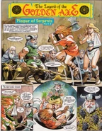 Gilius and his sister in Sonic the Comic