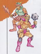 LongMoan and Heninger in Golden Axe (PC Engine)