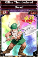 Gilius Thunderhead card from Kingdom Conquest II