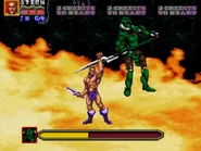 Sternblade using his magic