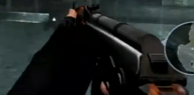 The Ak-47 in GoldenEye 007 somewhat resembles a black pencil crayon.