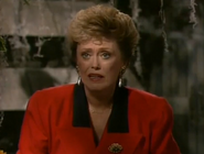 Blanche, upon mistaking Dorothy's voice as her father's.