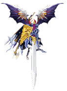 Catastrophe separated sprites arranged as one