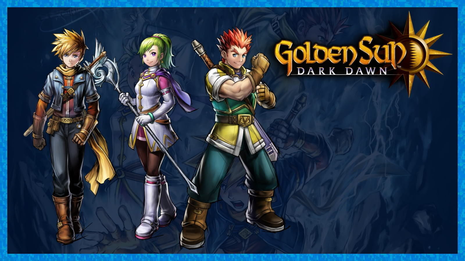 Dawn golden. Golden Sun: Dark Dawn DS. Golden Sun: Dark Dawn. Golden Sun. Golden Sun Gameplay.