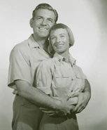 Emile De Becque and Ensign Nellie Forbush. in South Pacific.