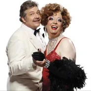 Georges and Albin/Zaza in La Cage Aux Folles.