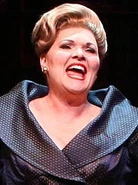 Carmen Bernstein in Curtains.