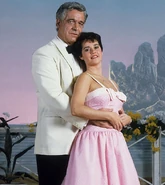 Emile de Becque and Ensign Nellie Forbush in South Pacific.