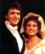 Marius Pontmercy and Cosette in Les Misérables.