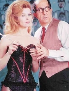 Lola and Mr. Applegate in Damn Yankees.
