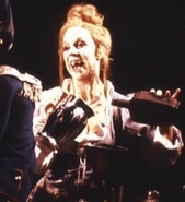 Madame Thénardier in Les Misérables.