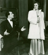 Joey Evans and Vera Simpson in Pal Joey.