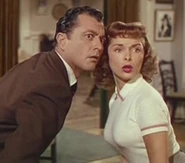 Dan Carter and Nancy Peterson in Two Tickets to Broadway.