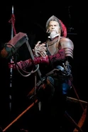 Don Quixote/Miguel de Cervantes in Man of La Mancha.