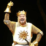 King Arthur in Spamalot.