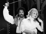 Kate and The Pirate King in The Pirates of Penzance.