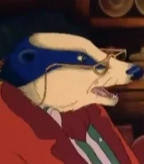 Badger in The Wind in the Willows.