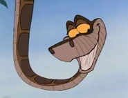 Kaa in The Jungle Book.