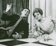 King Mongkhut and Anna Leonowens in The King and I.