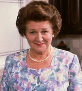 Hyacinth Bucket in Keeping Up Appearances.