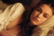 Elizabeth Swann in Pirates of the Caribbean: The Curse of the Black Pearl.