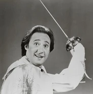 Aramis in The Three Musketeers.