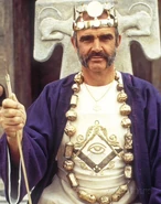 Daniel Dravot in The Man Who Would Be King.