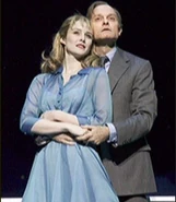 Niki Harris and Lieutenant Frank Cioffi in Curtains.