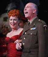 Martha Watson and General Henry Waverly in White Christmas.