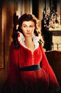 Scarlett O'Hara in Gone With the Wind.