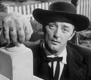 Reverend Harry Powell in The Night of the Hunter.