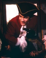 Captain MacHeath in The Beggar's Opera.
